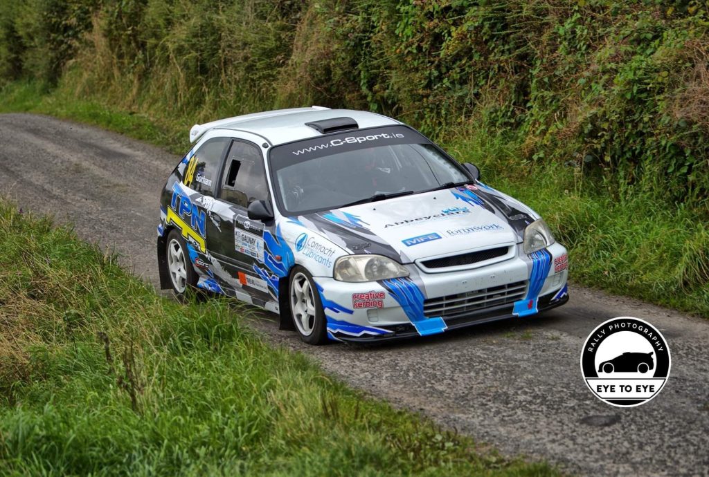 Jason Gorham & John Kilmartin in their Honda Civic, taken by Eye to Eye Rally Photos
https://www.facebook.com/eyetoeyerallyphotos/